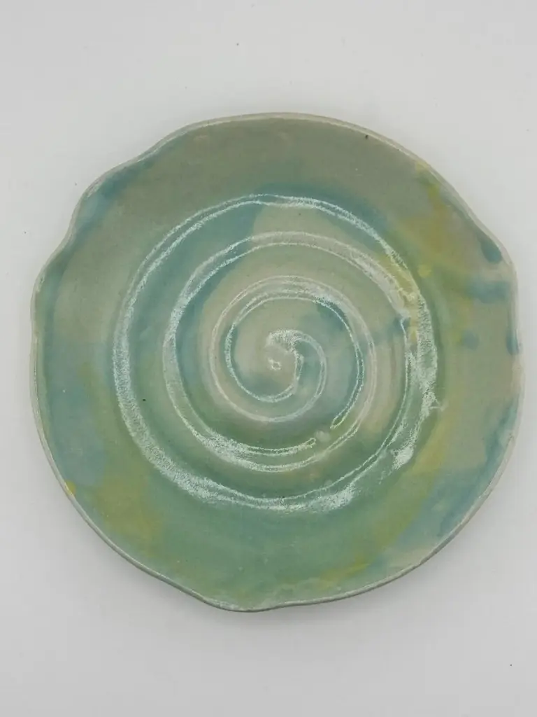 Assiette Turquoise