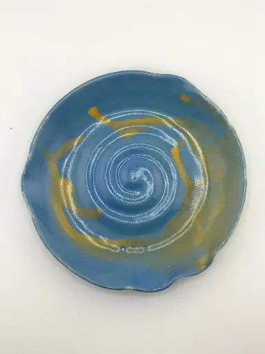 Assiette Bleu